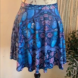 BNWOT BlackMilk Midnight Owl Skater Skirt